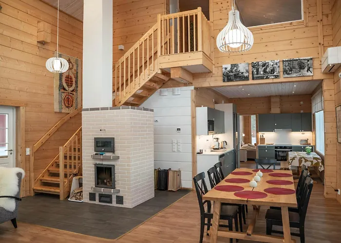 Lehtoniemi With Pick-up Service By Insider Villa Rovaniemi